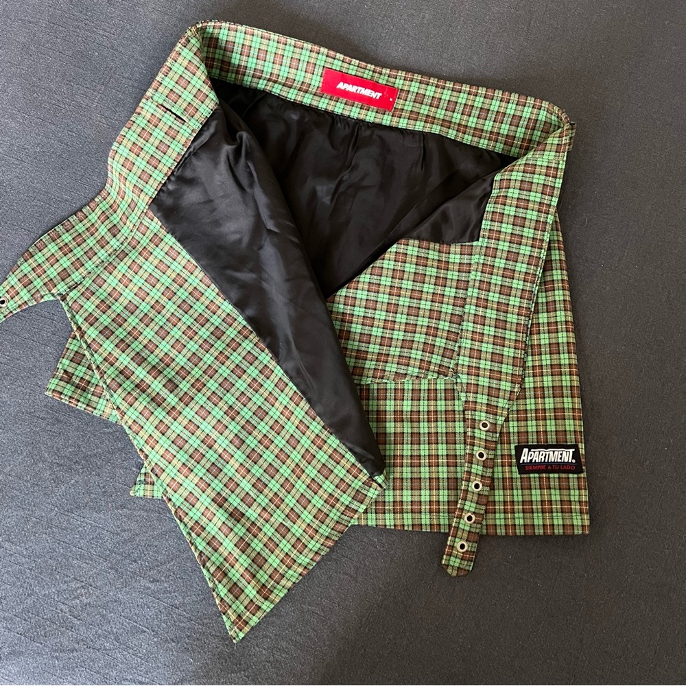 Vintage Wrap Mini Skirt